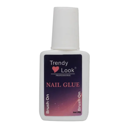 Nail Glue for Nail Extension | Strong Glue for Beautiful Fake Nails | Liquid Nail Glue for Nail Art  - 20g Brush