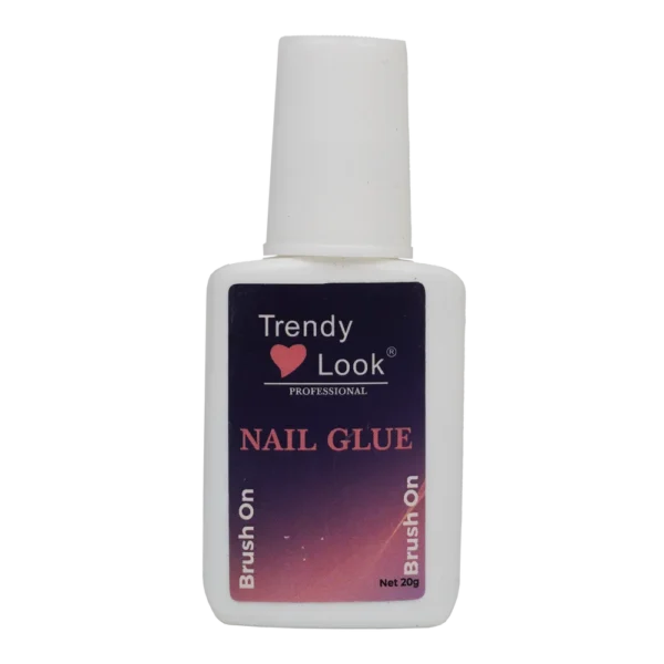 Nail Glue for Nail Extension | Strong Glue for Beautiful Fake Nails | Liquid Nail Glue for Nail Art  - 20g Brush