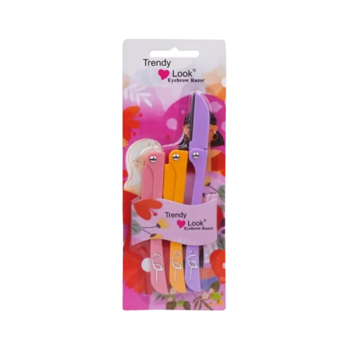 Foldable 3 Pcs Eye Brow Razor-1