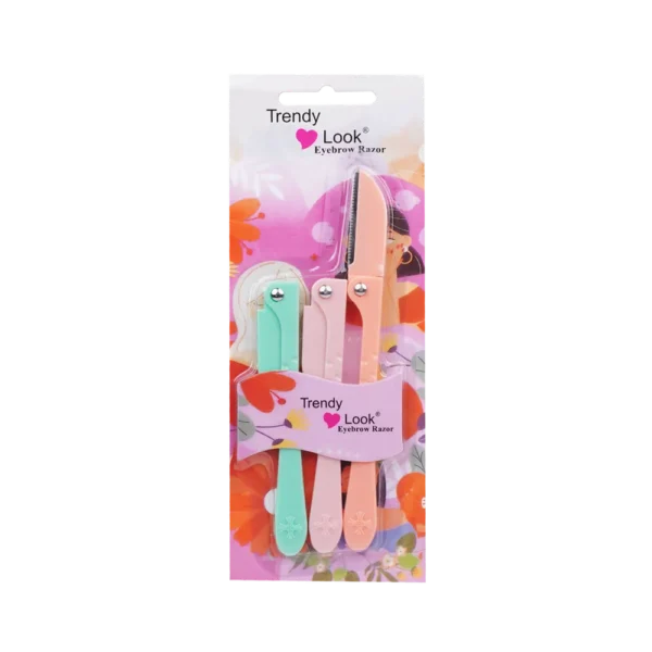 Foldable 3 Pcs Eye Brow Razor-2