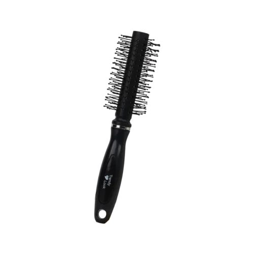 Round Comb and Hair Brush for Curly Hair Styling - Perfect Small Hair Brush for Easy Hair Styling and Detangling - 2311-BP