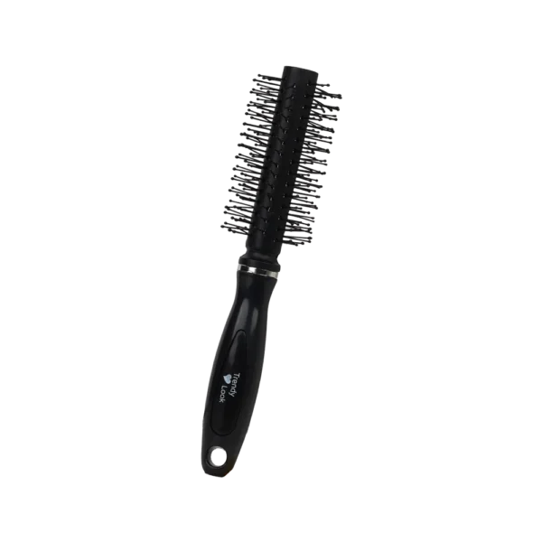 Round Comb and Hair Brush for Curly Hair Styling - Perfect Small Hair Brush for Easy Hair Styling and Detangling - 2311-BP