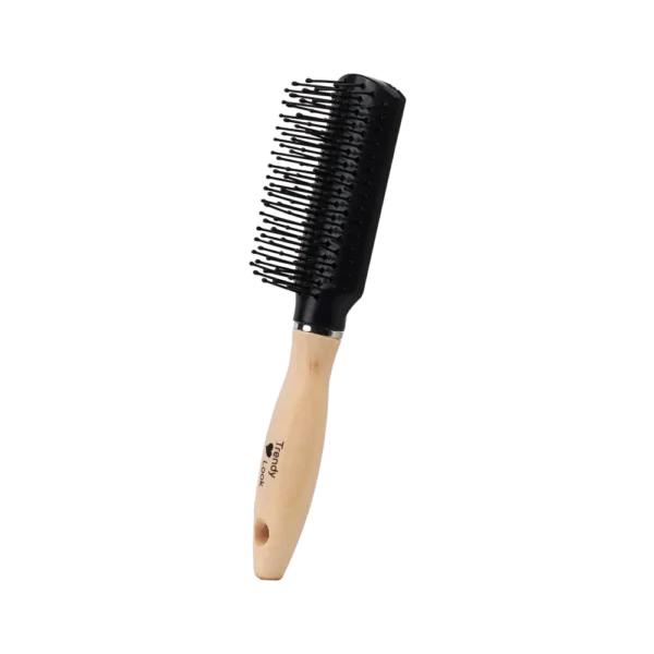 Round Comb and Hair Brush for Curly Hair Styling - Perfect Small Hair Brush for Easy Hair Styling and Detangling - 2343-AW