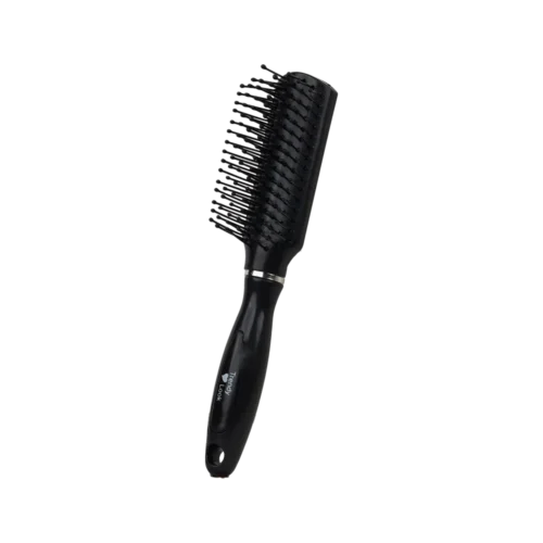 Round Comb and Hair Brush for Curly Hair Styling - Perfect Small Hair Brush for Easy Hair Styling and Detangling - 2343-BP