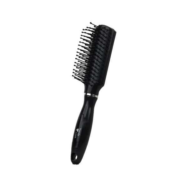 2343-BP Round Comb and Hair Brush for Curly Hair Styling - Perfect Small Hair Brush for Easy Hair Styling and Detangling - 2343-BP