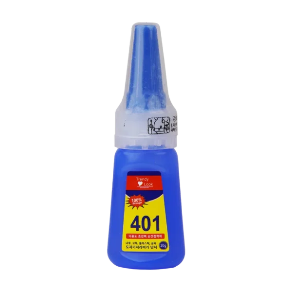 401 Nail Glue for Nail Extension | Strong Glue for Beautiful Fake Nails | Liquid Nail Glue for Nail Art  - 20g