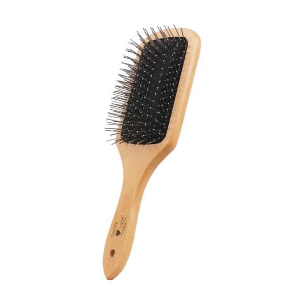 Round Comb and Hair Brush for Curly Hair Styling - Perfect Paddle Hair Brush for Easy Hair Styling and Detangling - 601