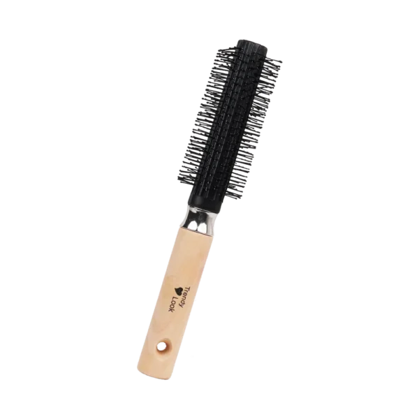 9511-CW Round Comb and Hair Brush for Curly Hair Styling - Perfect Round Hair Brush for Easy Hair Styling and Detangling - 9511-CW