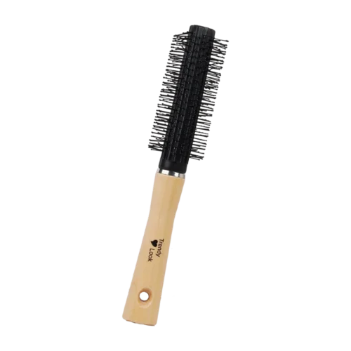 Round Comb and Hair Brush for Curly Hair Styling - Perfect Round Hair Brush for Easy Hair Styling and Detangling - 9511-HW