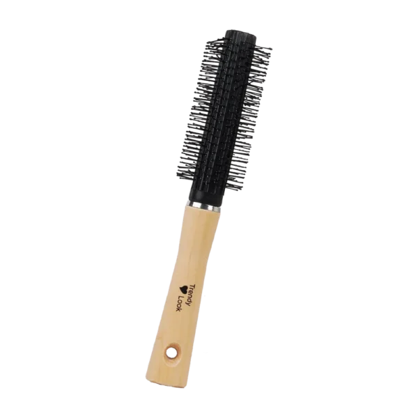 9511-HW Round Comb and Hair Brush for Curly Hair Styling - Perfect Round Hair Brush for Easy Hair Styling and Detangling - 9511-HW