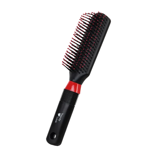 Round Comb and Hair Brush for Curly Hair Styling - Perfect Flat Hair Brush for Easy Hair Styling and Detangling - 9543