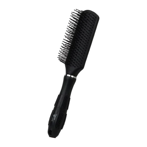 9543-KB Round Comb and Hair Brush for Curly Hair Styling - Perfect flat Hair Brush for Easy Hair Styling and Detangling - 9543-KB