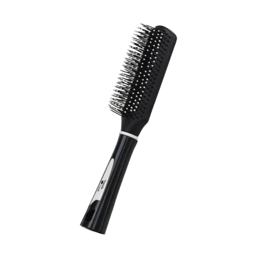 9543-S05 Round Comb and Hair Brush for Curly Hair Styling - Perfect Flat Hair Brush for Easy Hair Styling and Detangling - 9543-S05