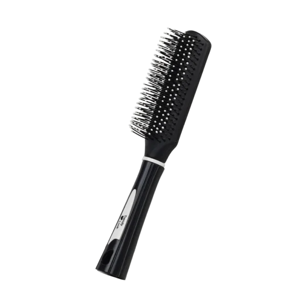 9543-S05 Round Comb and Hair Brush for Curly Hair Styling - Perfect Flat Hair Brush for Easy Hair Styling and Detangling - 9543-S05