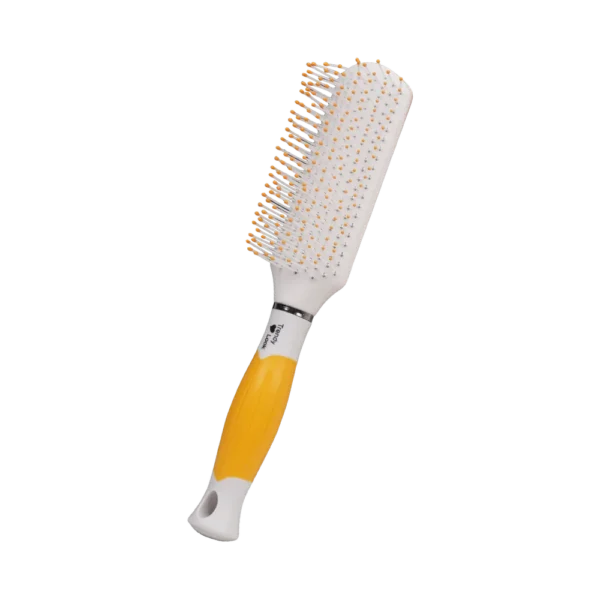 Round Comb and Hair Brush for Curly Hair Styling - Perfect Flat Hair Brush for Easy Hair Styling and Detangling - 9543-S07