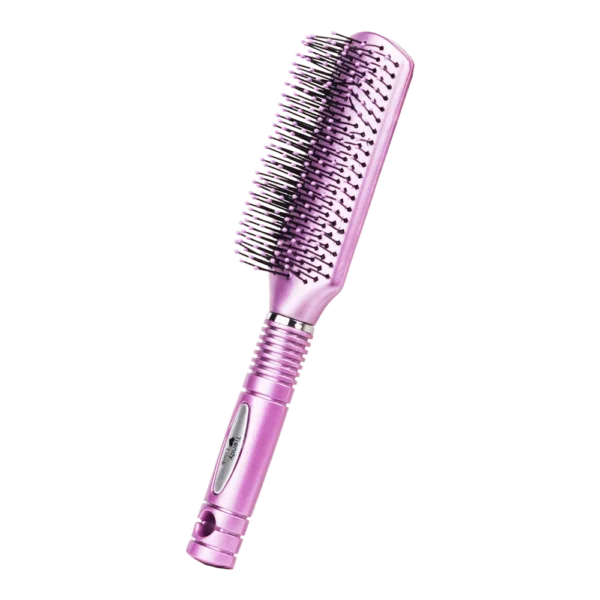 Round Comb and Hair Brush for Curly Hair Styling - Perfect Flat Hair Brush for Easy Hair Styling and Detangling - 9543P-DC