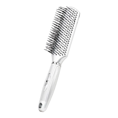 Round Comb and Hair Brush for Curly Hair Styling - Perfect Flat Hair Brush for Easy Hair Styling and Detangling - 9543P-ENP