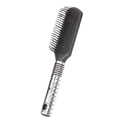 Round Comb and Hair Brush for Curly Hair Styling - Perfect Flat Hair Brush for Easy Hair Styling and Detangling - 9543P-GKP