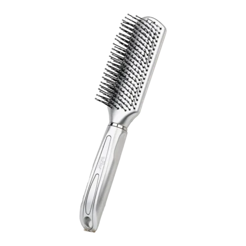 Round Comb and Hair Brush for Curly Hair Styling - Perfect Flat Hair Brush for Easy Hair Styling and Detangling - 9543P-S01P