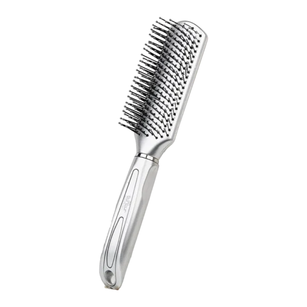 9543P-S01P Round Comb and Hair Brush for Curly Hair Styling - Perfect Flat Hair Brush for Easy Hair Styling and Detangling - 9543P-S01P