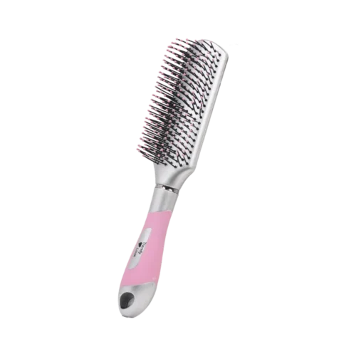 Round Comb and Hair Brush for Curly Hair Styling - Perfect Flat Hair Brush for Easy Hair Styling and Detangling - 9543P-S08P