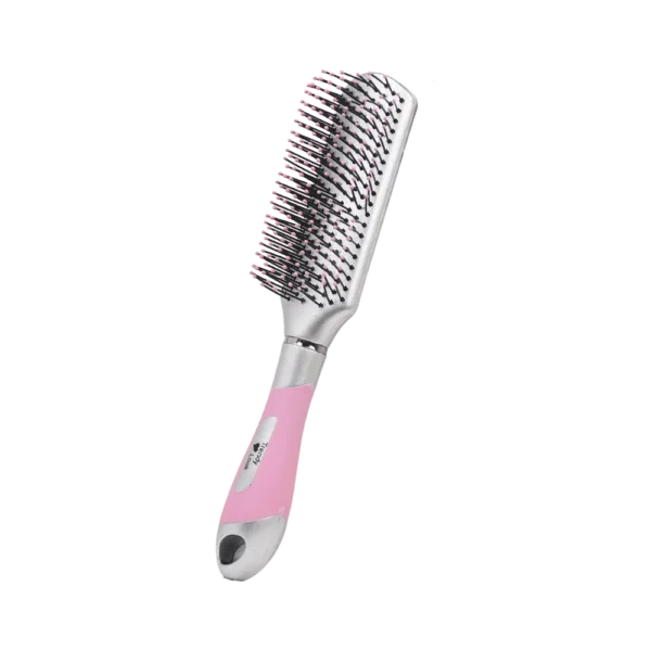 9543P-S08P Round Comb and Hair Brush for Curly Hair Styling - Perfect Flat Hair Brush for Easy Hair Styling and Detangling - 9543P-S08P
