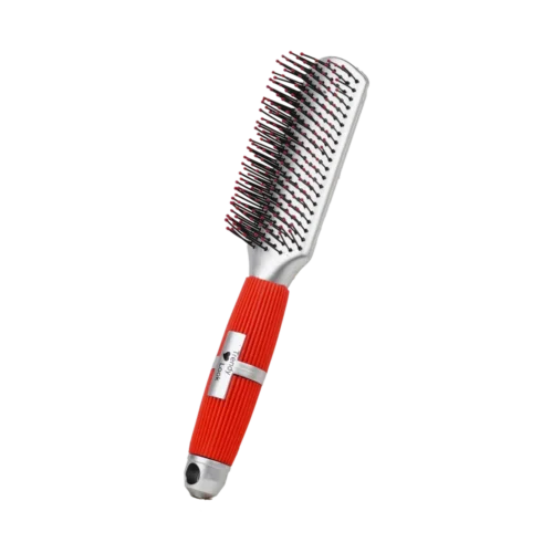 9543P-VK Round Comb and Hair Brush for Curly Hair Styling - Perfect Flat Hair Brush for Easy Hair Styling and Detangling - 9543P-VK