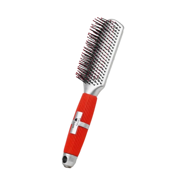 9543P-VK Round Comb and Hair Brush for Curly Hair Styling - Perfect Flat Hair Brush for Easy Hair Styling and Detangling - 9543P-VK