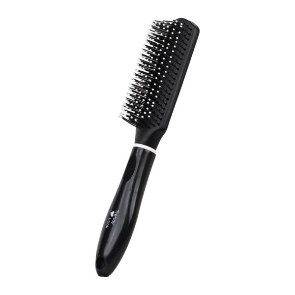 Round Comb and Hair Brush for Curly Hair Styling - Perfect Flat Hair Brush for Easy Hair Styling and Detangling - 9543PC-S32C