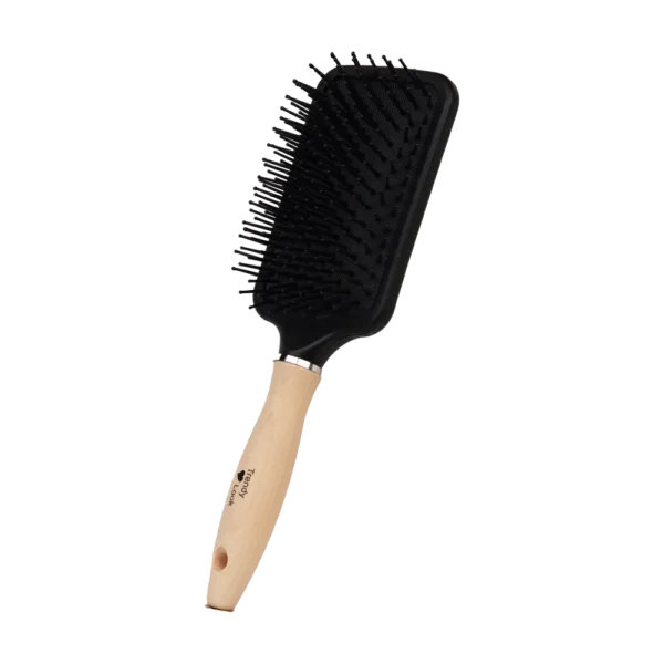 Round Comb and Hair Brush for Curly Hair Styling - Perfect Paddle Hair Brush for Easy Hair Styling and Detangling - 9595-AW