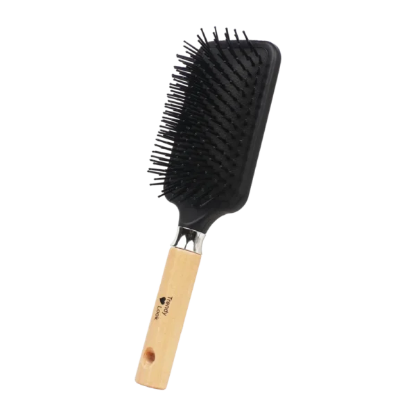 9595-CW Round Comb and Hair Brush for Curly Hair Styling - Perfect Paddle Hair Brush for Easy Hair Styling and Detangling - 9595-CW