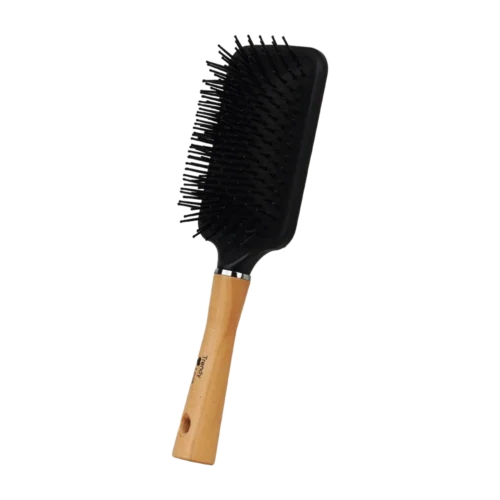 9595-HW Round Comb and Hair Brush for Curly Hair Styling - Perfect Paddle Hair Brush for Easy Hair Styling and Detangling - 9595-HW