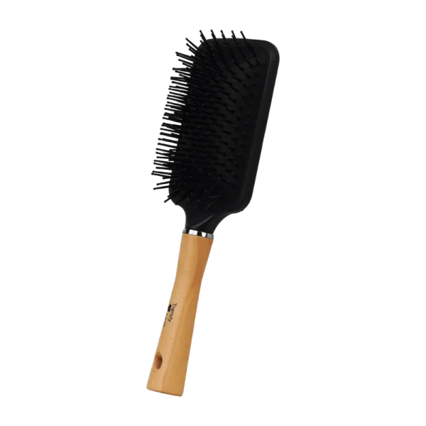 9595-HW Round Comb and Hair Brush for Curly Hair Styling - Perfect Paddle Hair Brush for Easy Hair Styling and Detangling - 9595-HW