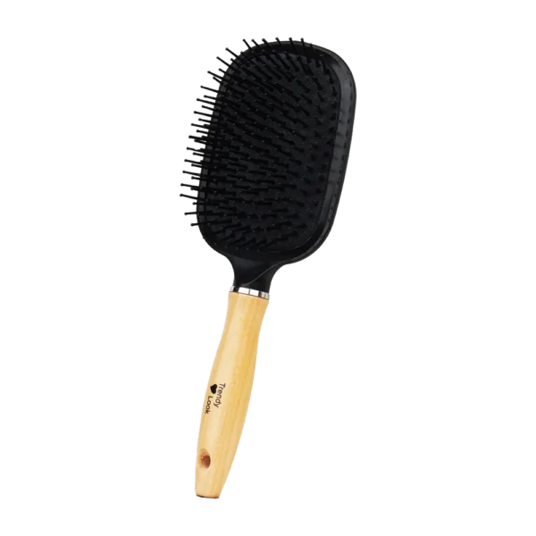 9731-AW Round Comb and Hair Brush for Curly Hair Styling - Perfect Paddle Hair Brush for Easy Hair Styling and Detangling - 9731-AW