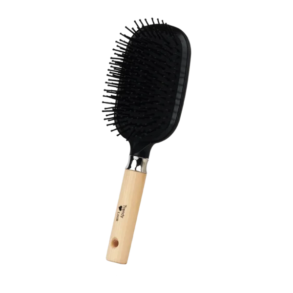 Round Comb and Hair Brush for Curly Hair Styling - Perfect Paddle Hair Brush for Easy Hair Styling and Detangling - 9731-CW