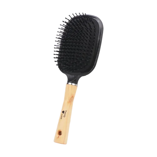 9731-HW Round Comb and Hair Brush for Curly Hair Styling - Perfect Paddle Hair Brush for Easy Hair Styling and Detangling - 9731-HW