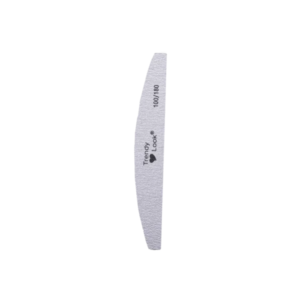 HARD-HALFMOON Nail Shine 100/180 Hard Buffer - Halfmoon