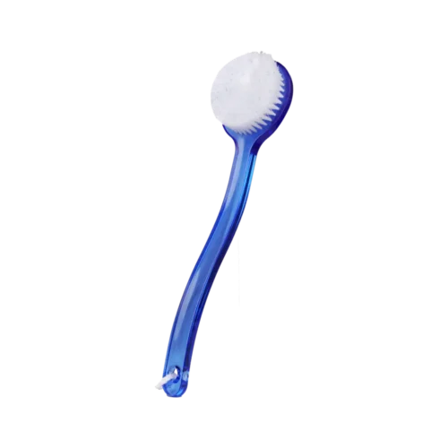 HBB-1 Elegant Handle Bath Brush for Bathing | Exfoliating Back Bath Brush - HBB-1