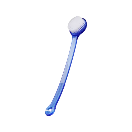 HBB-3 Elegant Handle Bath Brush for Bathing | Exfoliating Back Bath Brush - HBB-3