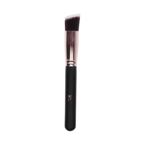 Makeup Brush, Soft Bristles, Synthetic Fibres Angled Foundation Brush
