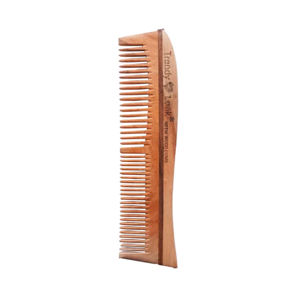 NEEM-COMB-BINA Multi Action Detangling Fizz Control Neem Wooden Comb - Bina