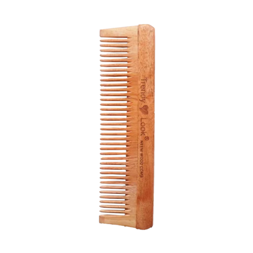 Multi Action Detangling Fizz Control Neem Wooden Comb - Single