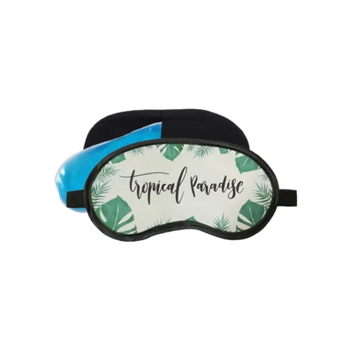 PRINTED-EYE-GEL-MASK Eye Mask with Cooling Gel | Stretchable Eye mask for sleeping and Relaxation | Eye Mask for Dark Circles For Women and Men | Soothing Eye Gel Patches for Eye Care - PRINTED EYE GEL MASK