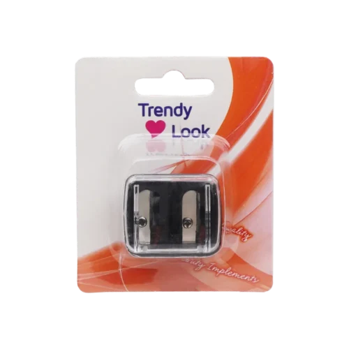 TLS-1 Makeup Kajal Eyeliner Eyebrow Pencil Dual Sharpener |Twin Hole Cosmetic Cutter for Beauty Salon,Kajal Pencil Dual Sharpener - TLS-1