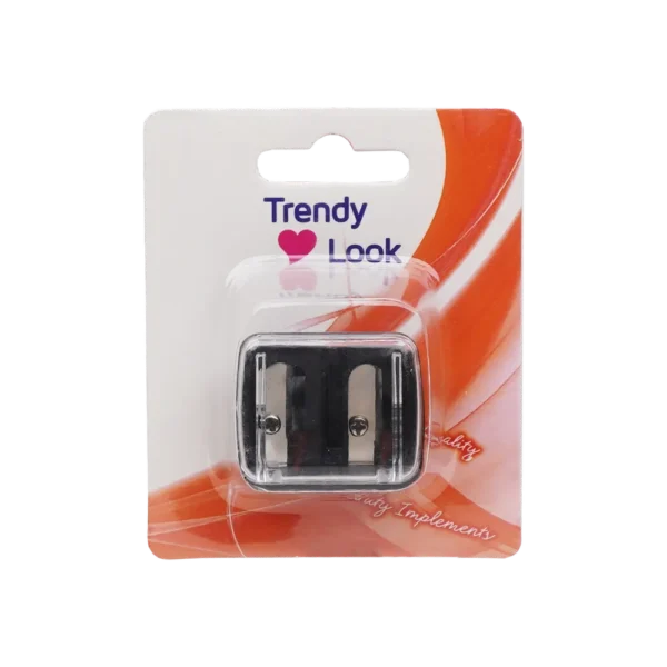 Makeup Kajal Eyeliner Eyebrow Pencil Dual Sharpener |Twin Hole Cosmetic Cutter for Beauty Salon,Kajal Pencil Dual Sharpener - TLS-1