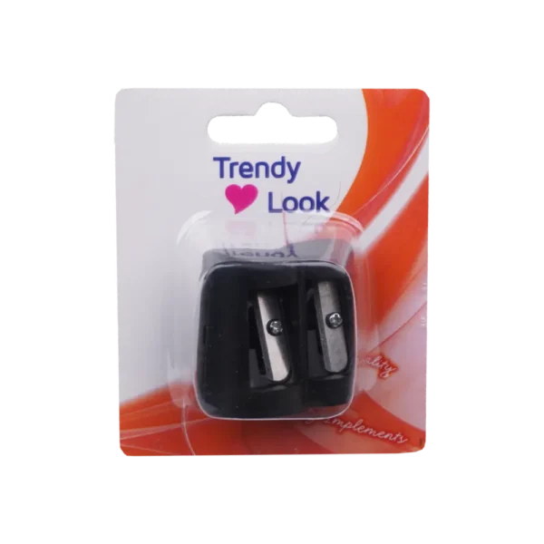 Makeup Kajal Eyeliner Eyebrow Pencil Dual Sharpener |Twin Hole Cosmetic Cutter for Beauty Salon,Kajal Pencil Dual Sharpener - TLS-4
