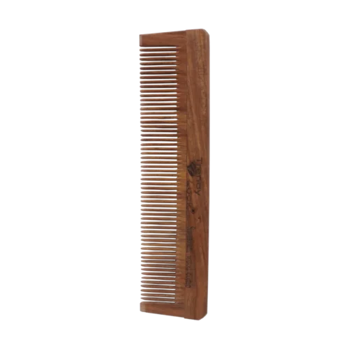 W007 Multi Action Detangling Fizz Control Sheesham Wooden Comb - W007