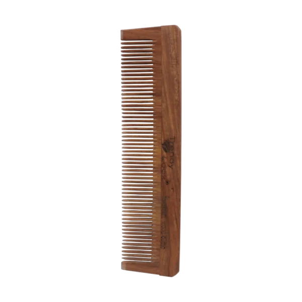 W007 Multi Action Detangling Fizz Control Sheesham Wooden Comb - W007