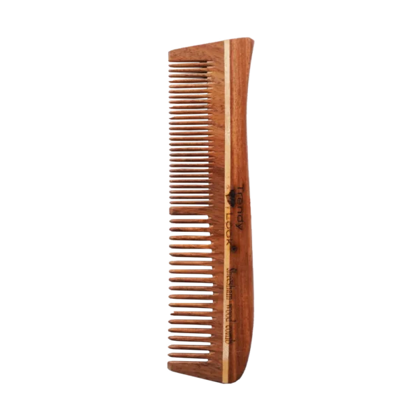 Multi Action Detangling Fizz Control Sheesham Wooden Comb - W022