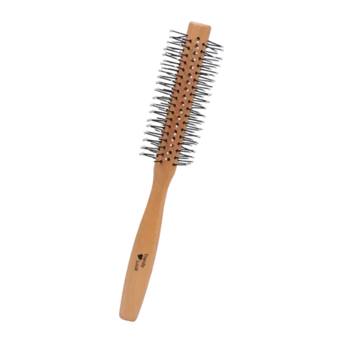 Round Comb and Hair Brush for Curly Hair Styling - Perfect Round Hair Brush for Easy Hair Styling and Detangling - W1911